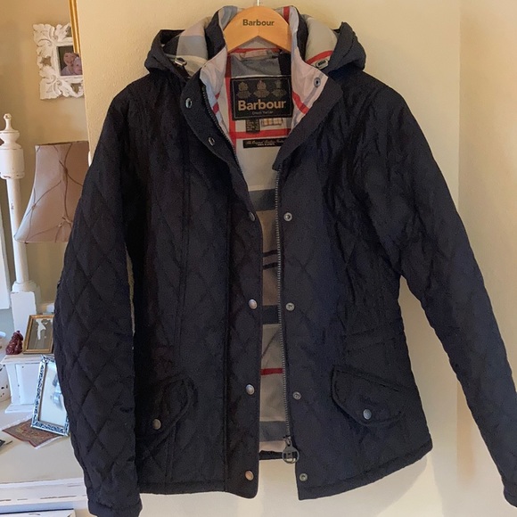 Barbour Millfire Navy Quilted Jacket 